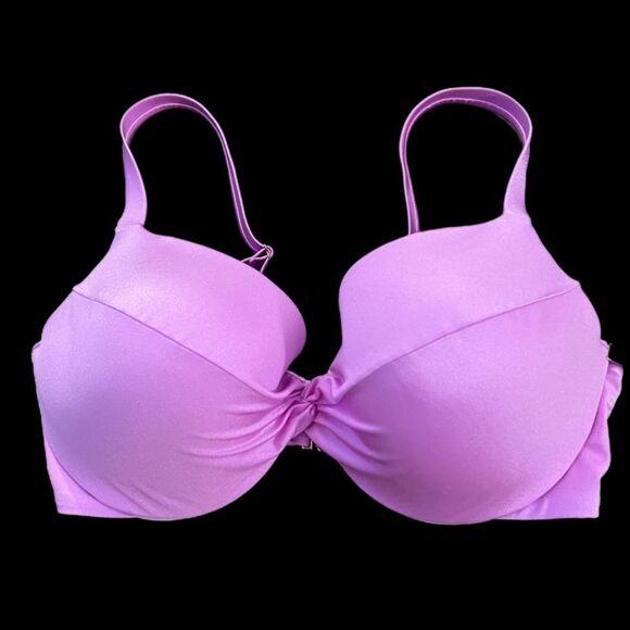 Victorias Secret Swim Twist Push-Up Padding Bikini top berry gelato 36D - Picture 1 of 10